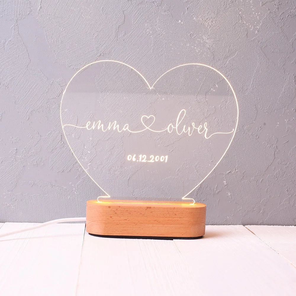 Custom Night Light Mother's Day Gift