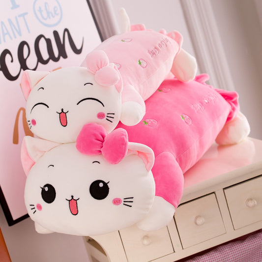 Heart Cat Plush Cushion Toy