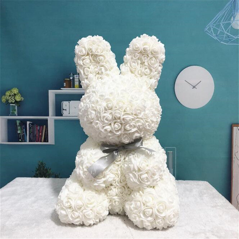Roses Flower Rabbit