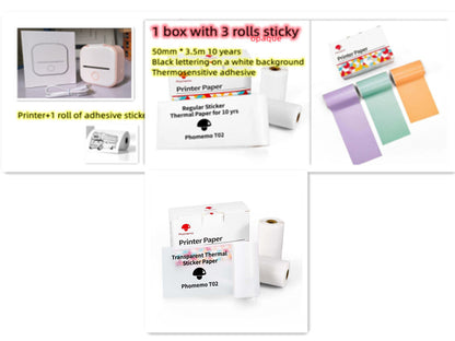 Bluetooth Portable Mini Thermal Label Printer