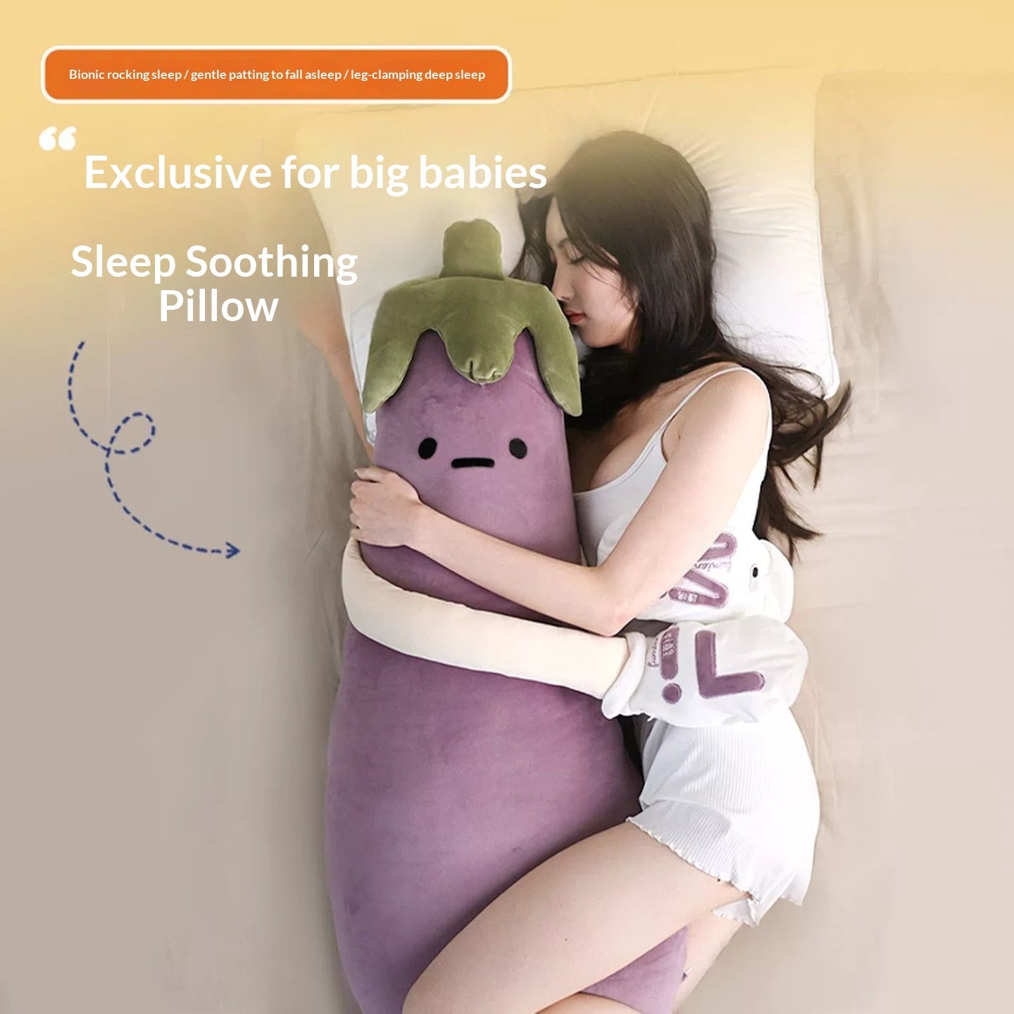 Eggplant King Sleep Pillow