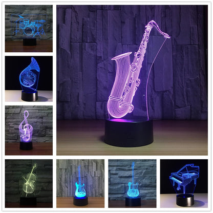 3D Children visual LED night light
