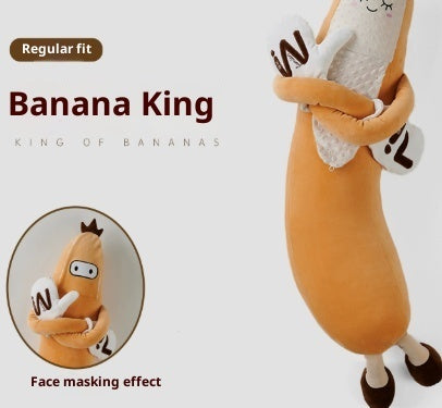 Banana King Sleeping Soft Pillow