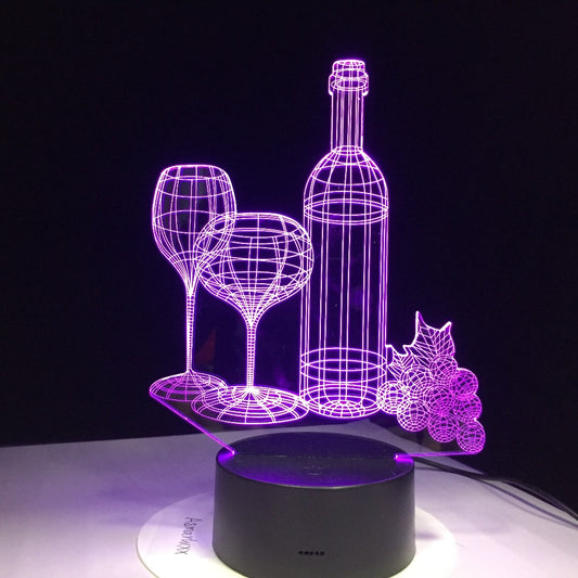 Wine Bottle 3D Night Light