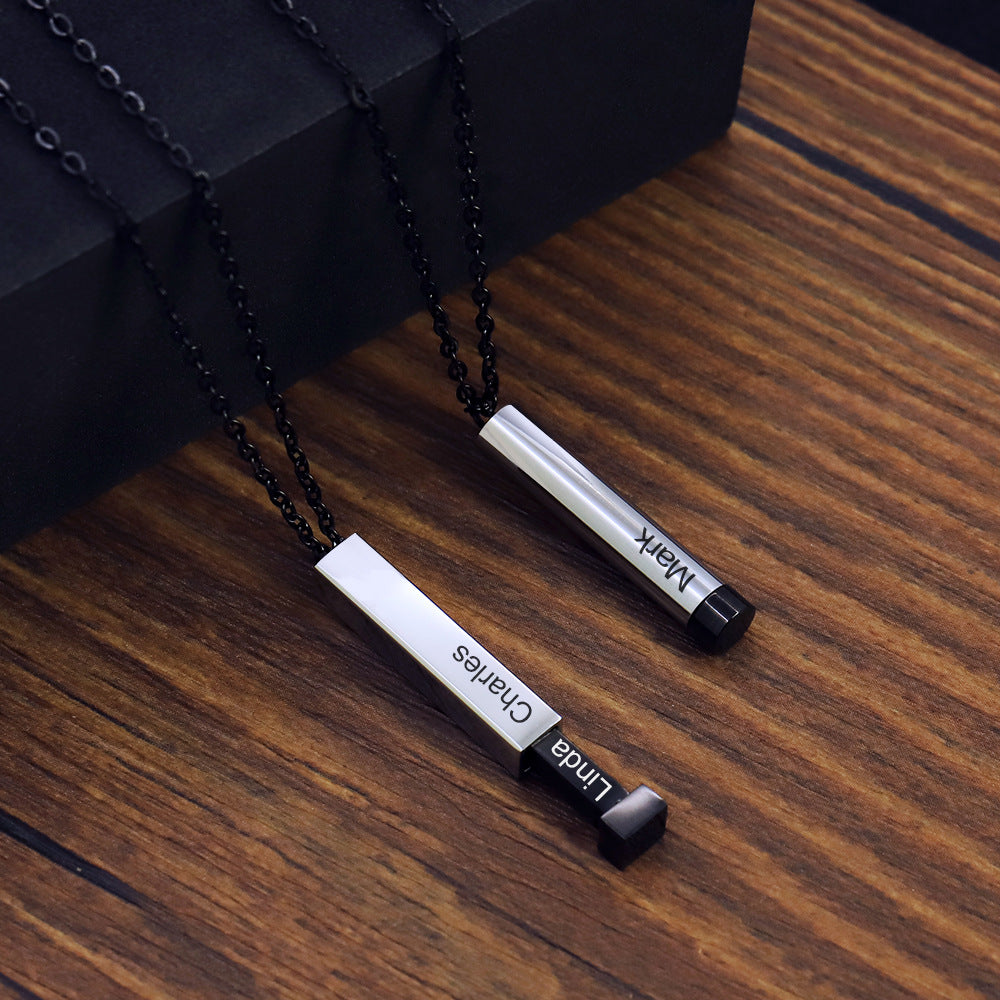 Personalized Lovers Name Stainless Necklace