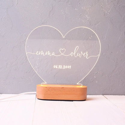Custom Night Light Mother's Day Gift