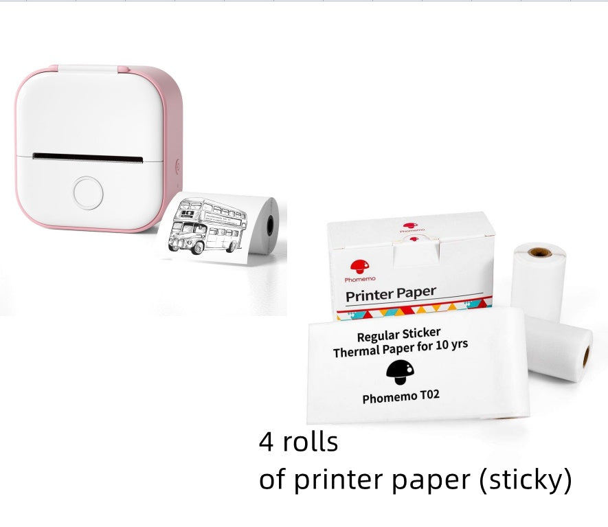 Bluetooth Portable Mini Thermal Label Printer