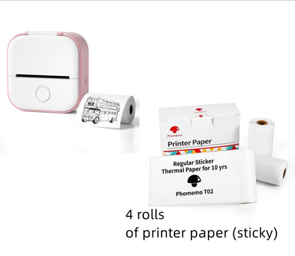 Bluetooth Portable Mini Thermal Label Printer