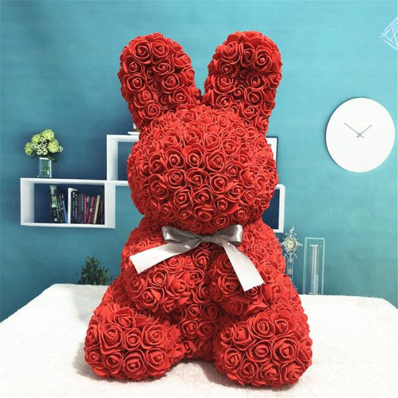 Roses Flower Rabbit
