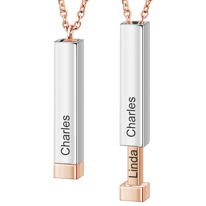 Personalized Lovers Name Stainless Necklace