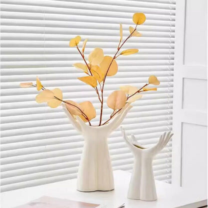 Ceramic Vase With Outstretched Hands
