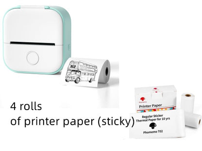 Bluetooth Portable Mini Thermal Label Printer