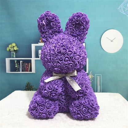 Roses Flower Rabbit