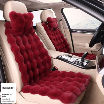 Car Cushion Thickened Warm Plush Velvet