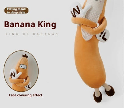 Banana King Sleeping Soft Pillow