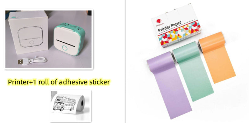Bluetooth Portable Mini Thermal Label Printer