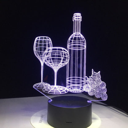 Wine Bottle 3D Night Light