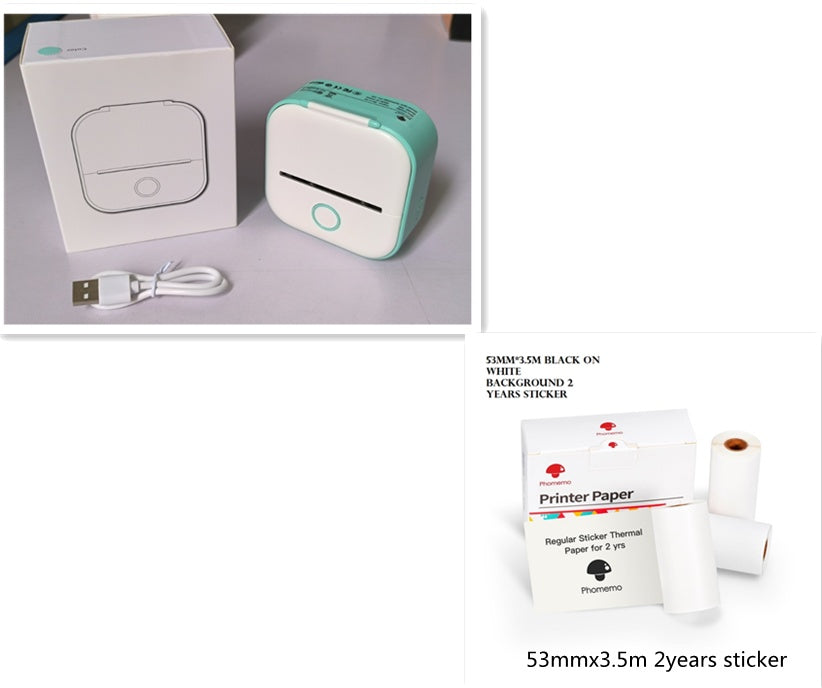 Bluetooth Portable Mini Thermal Label Printer