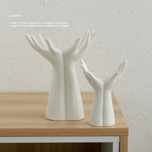 Ceramic Vase With Outstretched Hands