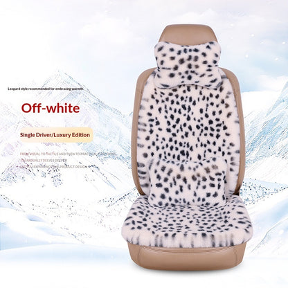 Winter Rabbit Fur Car Seat Cushion