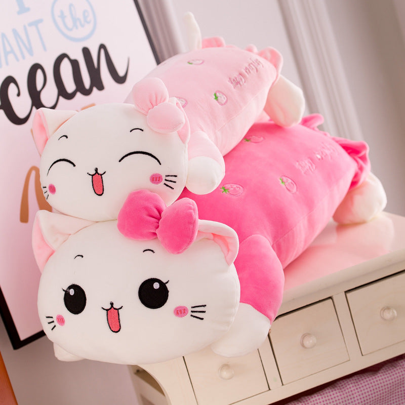 Heart Cat Plush Cushion Toy