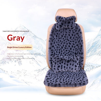 Winter Rabbit Fur Car Seat Cushion