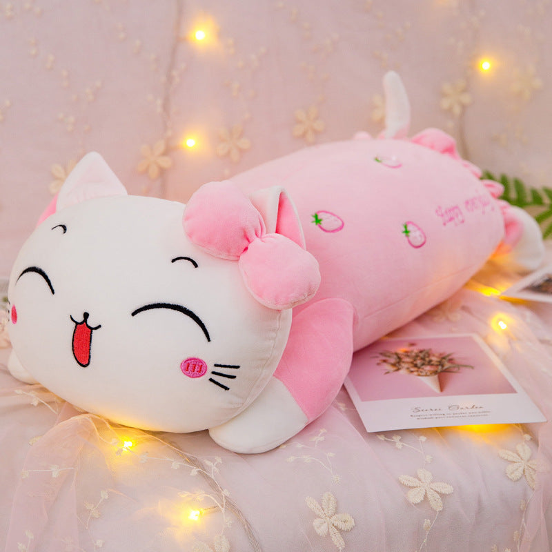 Heart Cat Plush Cushion Toy