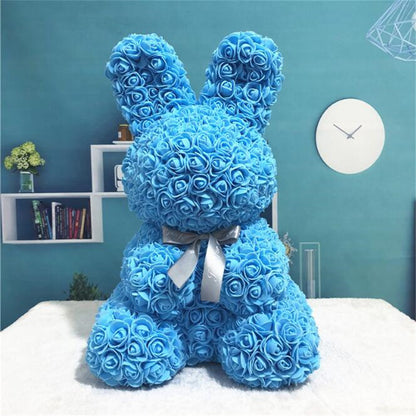 Roses Flower Rabbit