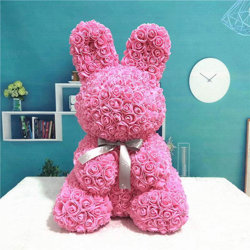 Roses Flower Rabbit