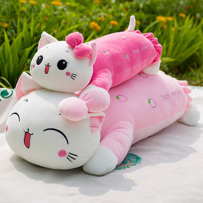 Heart Cat Plush Cushion Toy