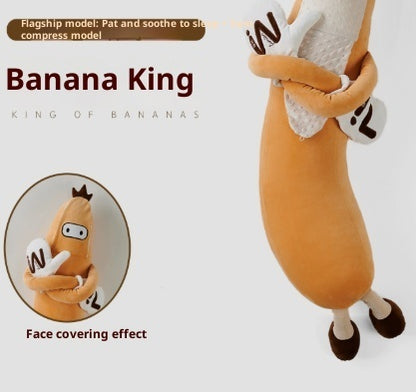 Banana King Sleeping Soft Pillow