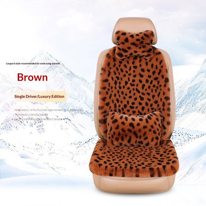 Winter Rabbit Fur Car Seat Cushion