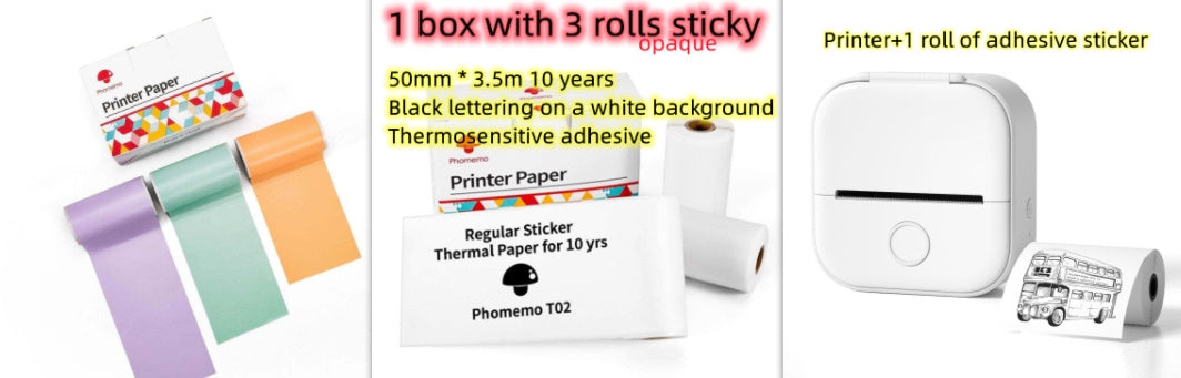 Bluetooth Portable Mini Thermal Label Printer
