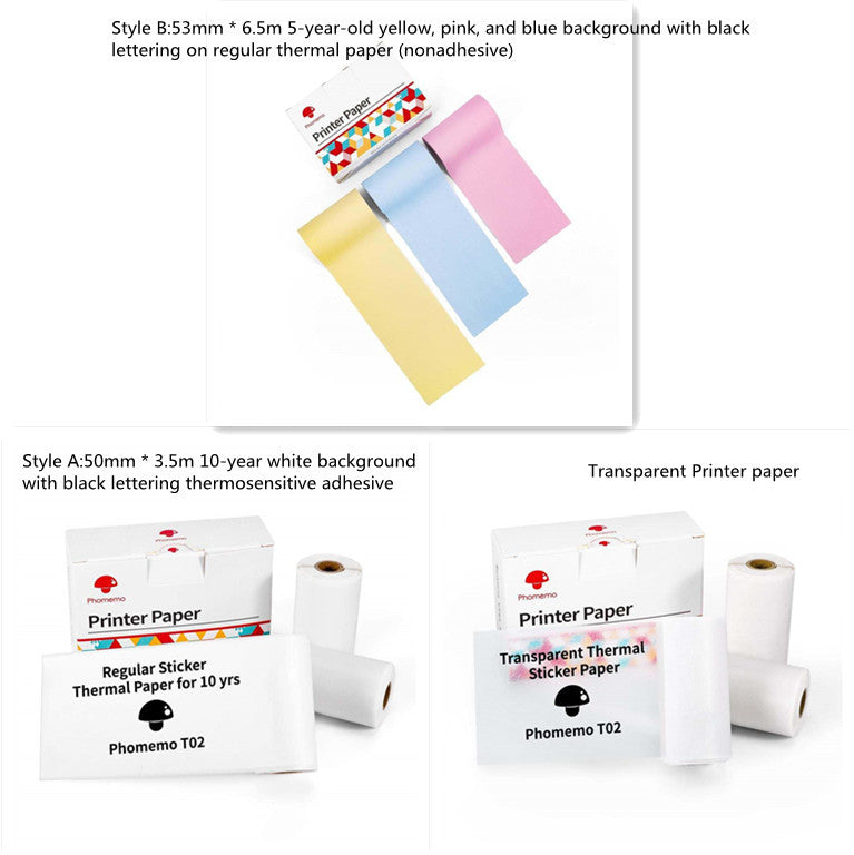 Bluetooth Portable Mini Thermal Label Printer