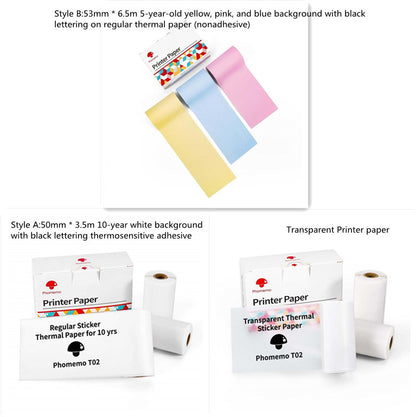 Bluetooth Portable Mini Thermal Label Printer