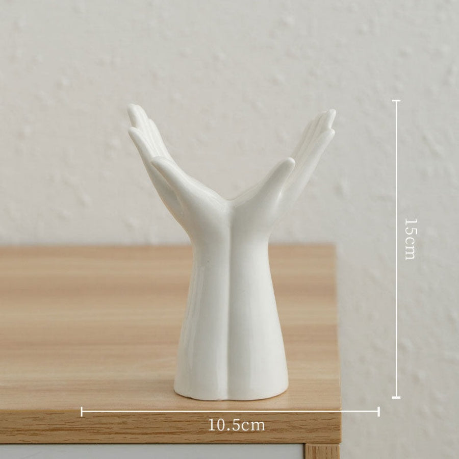 Ceramic Vase With Outstretched Hands