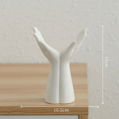Ceramic Vase With Outstretched Hands