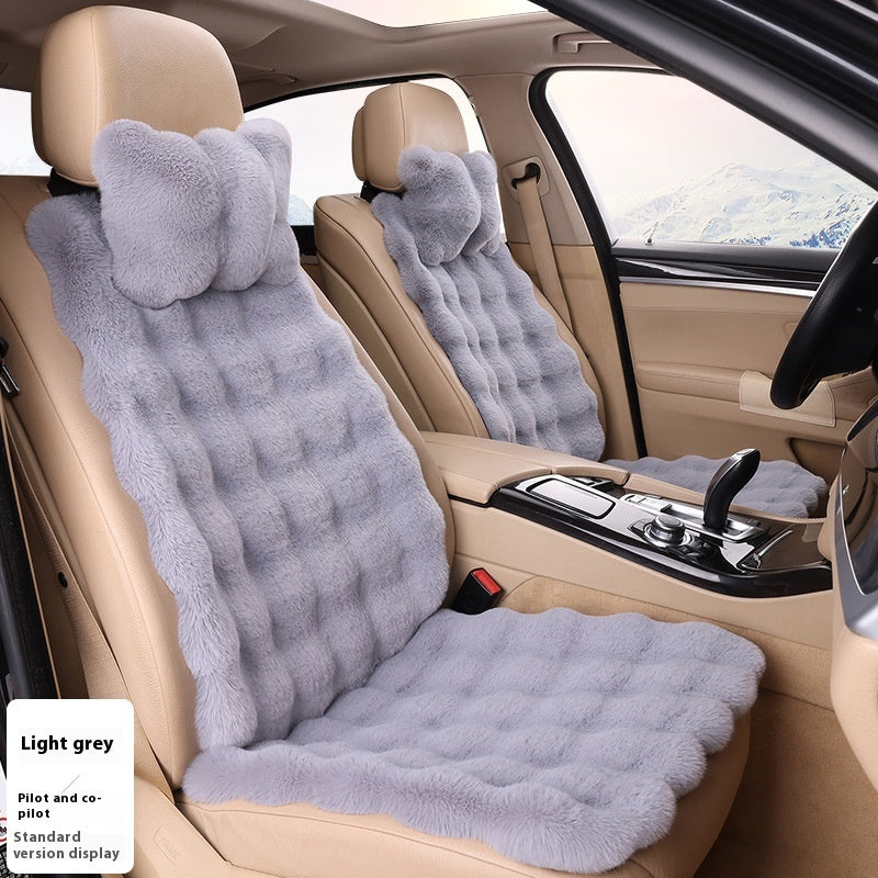 Car Cushion Thickened Warm Plush Velvet
