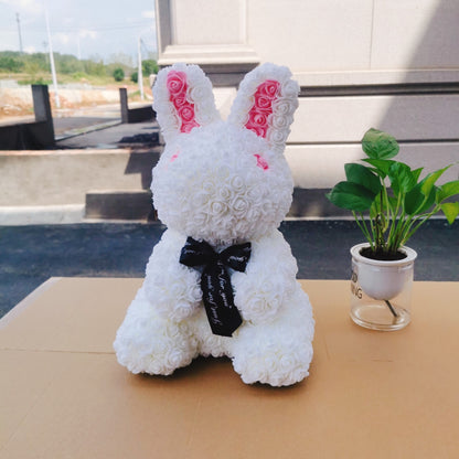Roses Flower Rabbit
