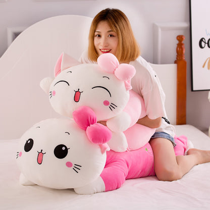Heart Cat Plush Cushion Toy