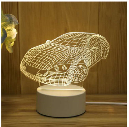 3D Lamp Acrylic USB LED Night Lights