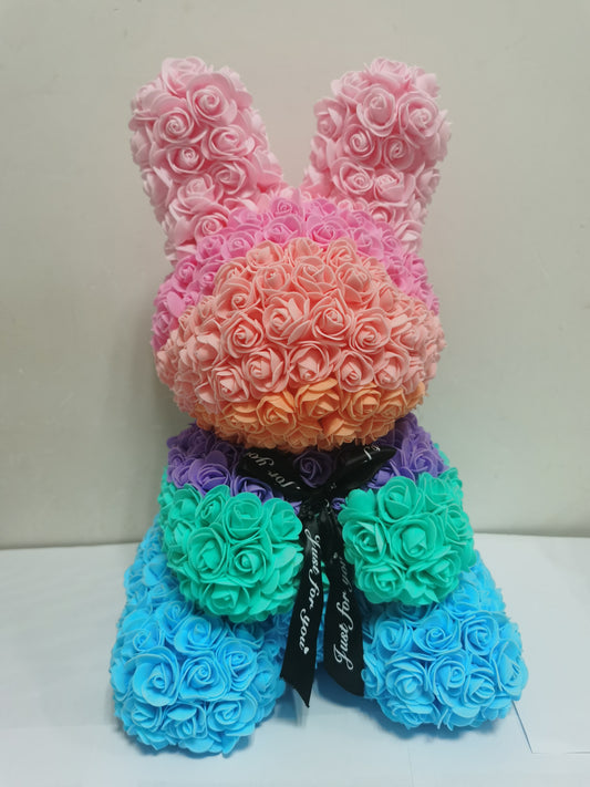 Roses Flower Rabbit